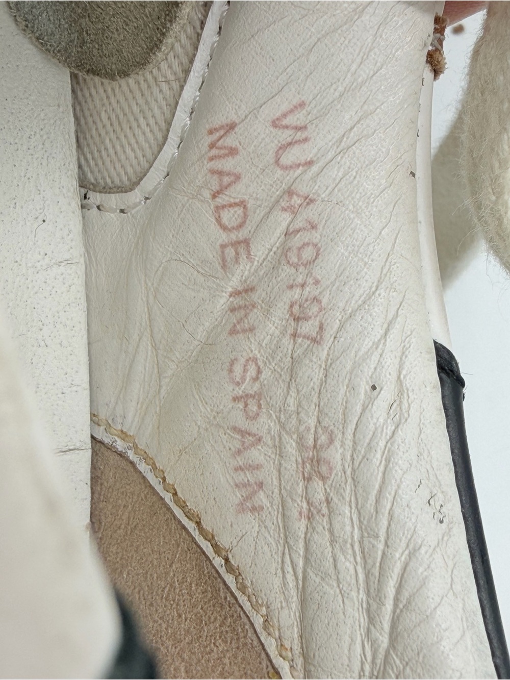 Saint Laurent White Leather Sneakers with Bronze Star Accents - Picture 12 of 13